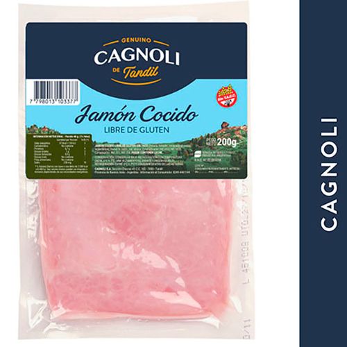 CAGNOLI JAMON COCIDO X200G