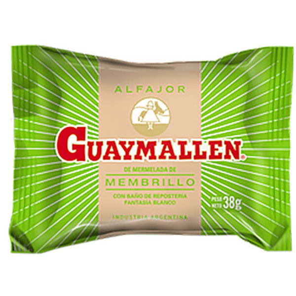 GUAYMALLEN ALFAJOR FRUTA X38GR