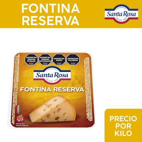 SANTA ROSA QUESO FONTINA TROZ. XKG