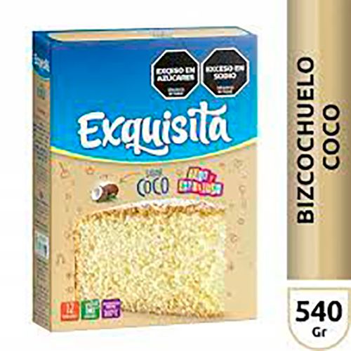 EXQUISITA BIZCOCHUELO COCO X540G