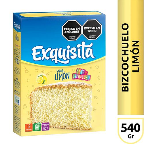 EXQUISITA BIZCOCHUELO LIMON X540G