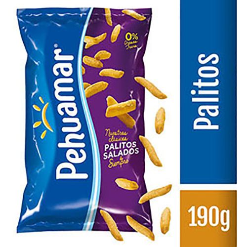 PEHUAMAR SNACKS PALITOS SAL.165G