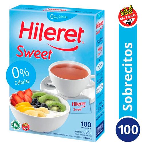 HILERET EDULCORANTE SWEET S X100U