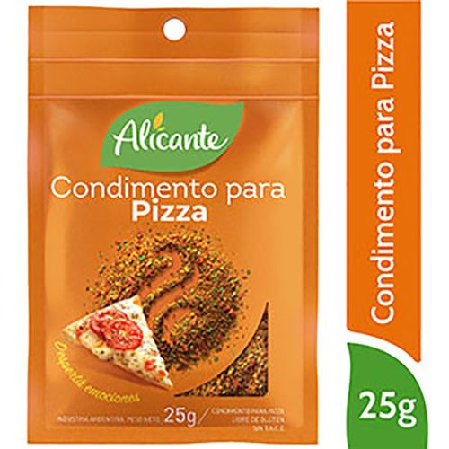 ALICANTE CONDIMENTO P/PIZZA X25G