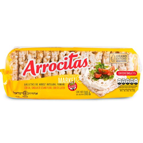ARROCITAS GALLETITAS ARROZ C/S X101G