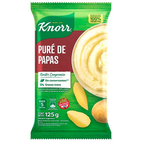 KNORR PURE PAPAS INST X125G