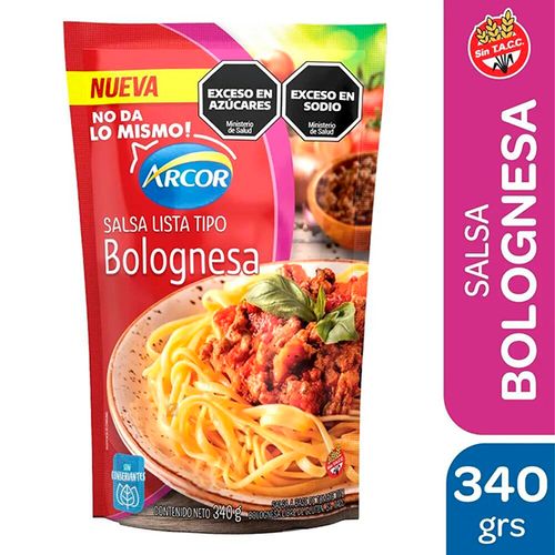 ARCOR SALSA BOLOGNESA D/P X340GR
