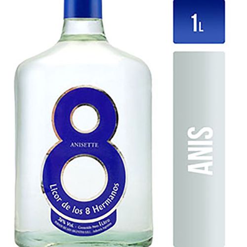 8 HERMANOS ANIS AZUL DULCE X1L