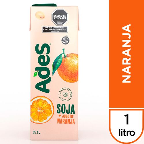 ADES JUGO NARANJA T/B X1L