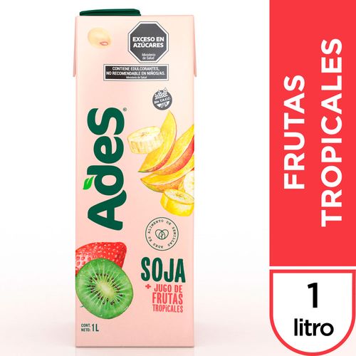 ADES JUGO FRUT TROP T/B X1L