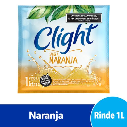 CLIGHT JUGO NARANJA DIET X8G