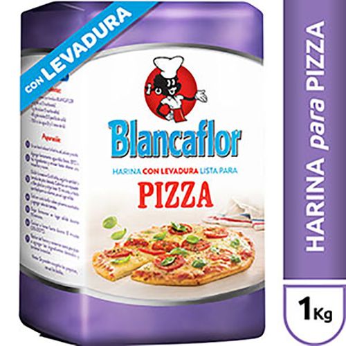 BLANCAFLOR HARINA P/PIZZA C/LEV.X1KG