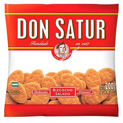 DON SATUR BIZCOCHOS GRASA X200G