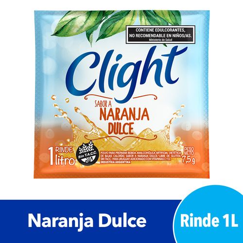 CLIGHT JUGO NARANJA DULCEX7.5G