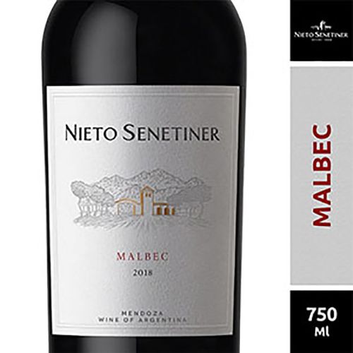 NIETO SENETINER VINO MALBEC 750CC