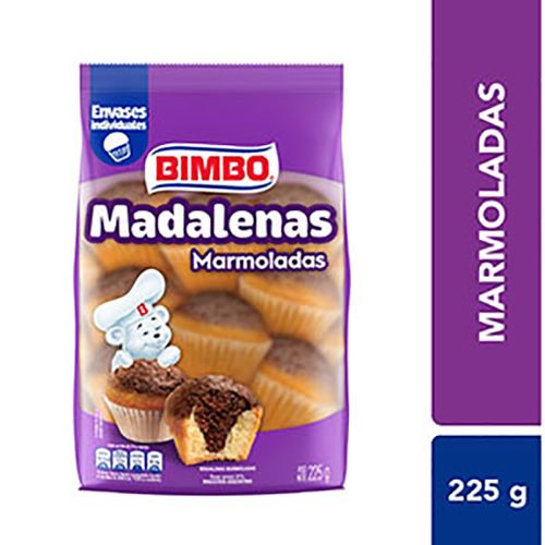 BIMBO MADALENAS MARMOLADAS 200G
