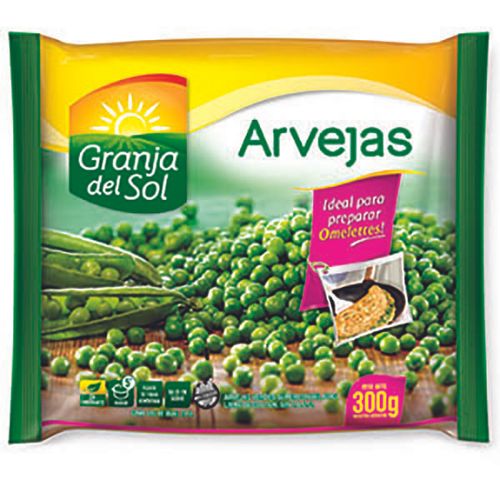 GRANJA DEL SOL ARVEJAS X300GRS