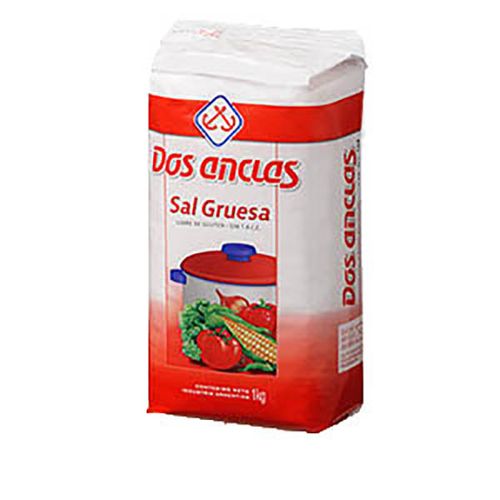 DOS ANCLAS SAL GRUESA PAQ.X1KG