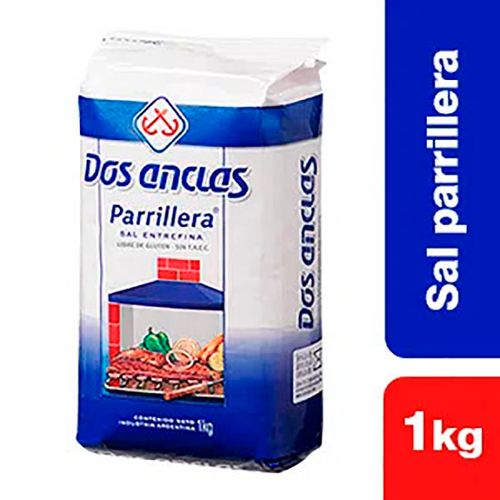 DOS ANCLAS SAL PARRILL.PAQX1KG