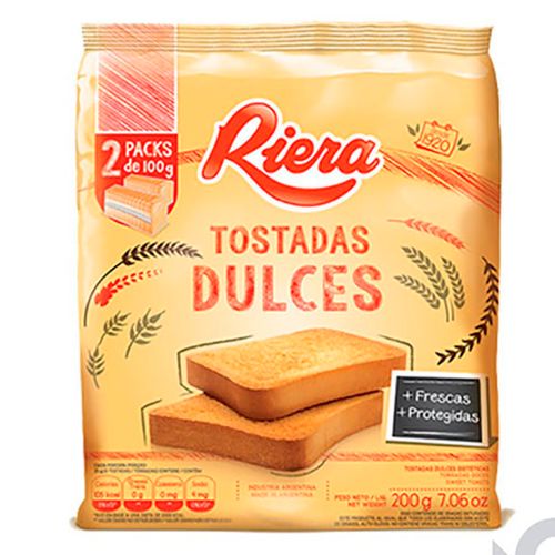 RIERA TOSTADAS DCES. CLASICA X200GS