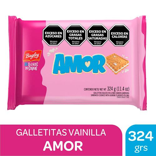 AMOR GALLETITAS 3U X108G