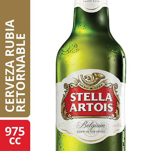 STELLA ARTOIS CERVEZA RET.X975ML