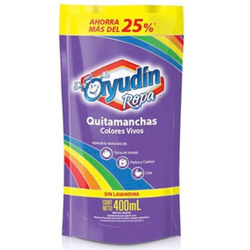 AYUDIN QUITAMANCHAS COL VIVOS DP X400CC
