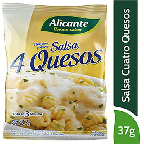 ALICANTE SALSA 4 QUESOS X37G