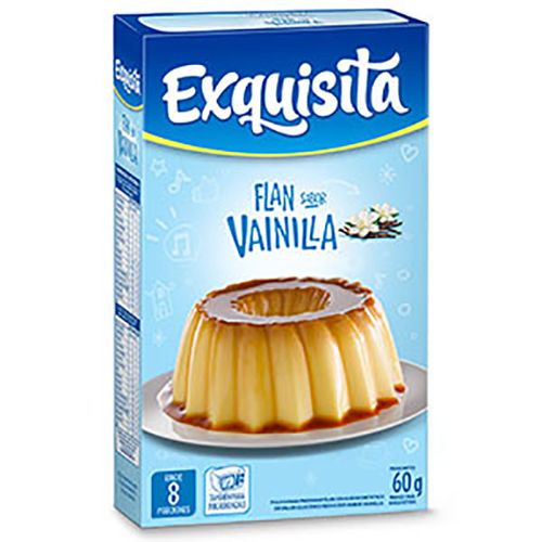 EXQUISITA FLAN VAINILLA X40G
