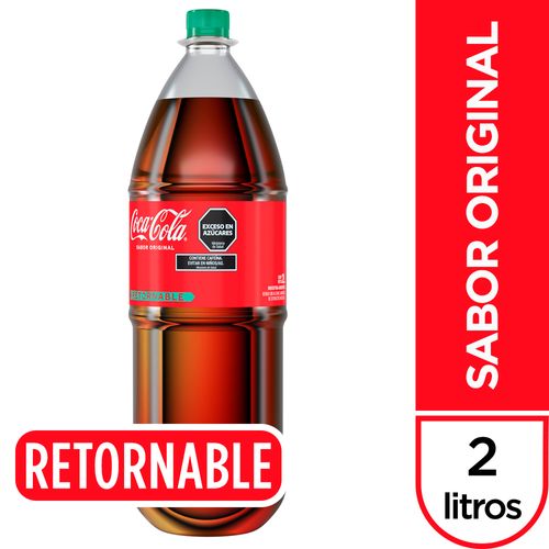 COCA COLA GASEOSA RETORNABLE X2L