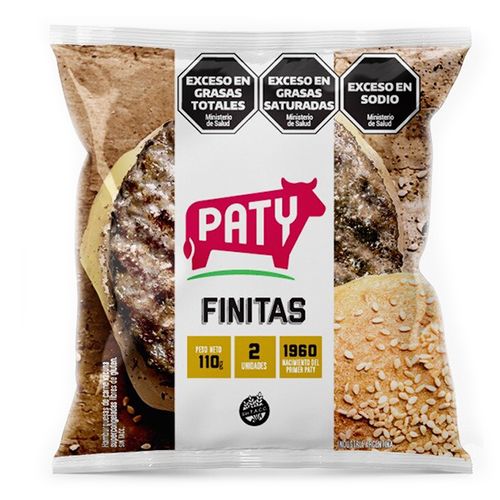PATY HAMBURGUESA FINITAS 55 GRS.X2