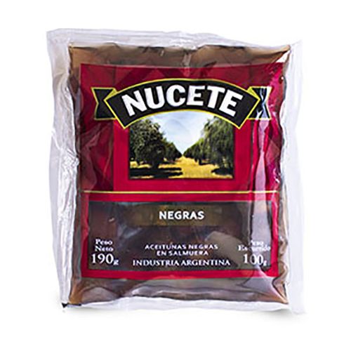 NUCETE ACEITUNAS NEG SACH X100G