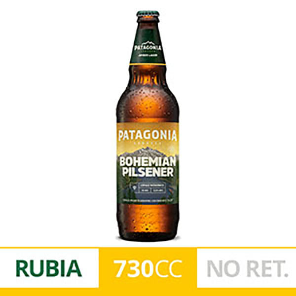 PATAGONIA CERVEZA BOHEM.PILS.730CC