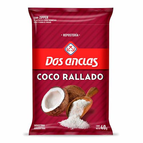 DOS ANCLAS COCO RALLADO X40G