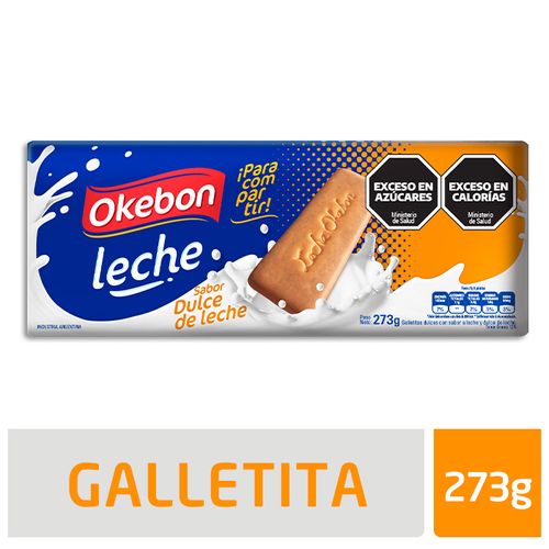 OKEBON GALLETITAS LECHE D.LECHE X273G