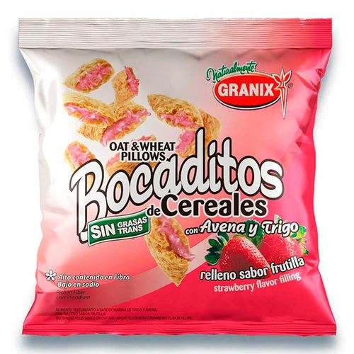 GRANIX BOCADITOS CEREAL RELL CREM FRUT X180G