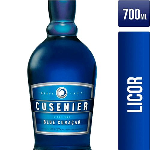 CUSENIER LICOR BLUE CURAZAO X700