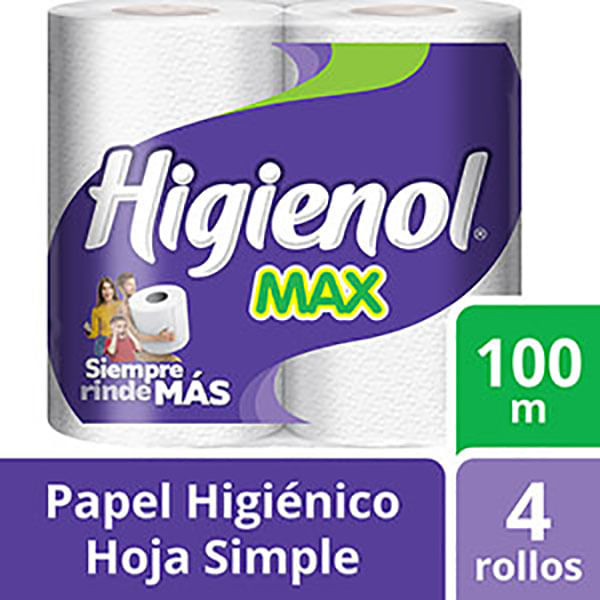 HIGIENOL-P.HIGIENICO-MAX-ALOE-4X100MT