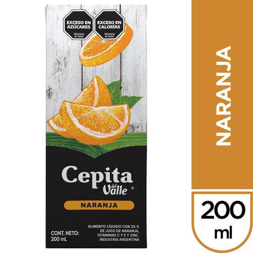 CEPITA JUGO NARANJA X200CC