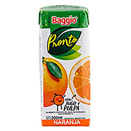 BAGGIO JUGO NARANJA X200CC