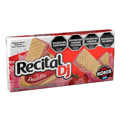 RECITAL GALLETITAS OBLEAS FRUT.100G