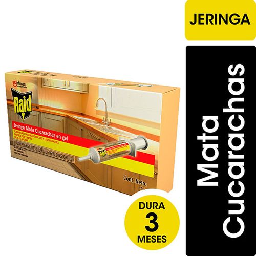 RAID MAX JERINGA P/CUCARACHAS
