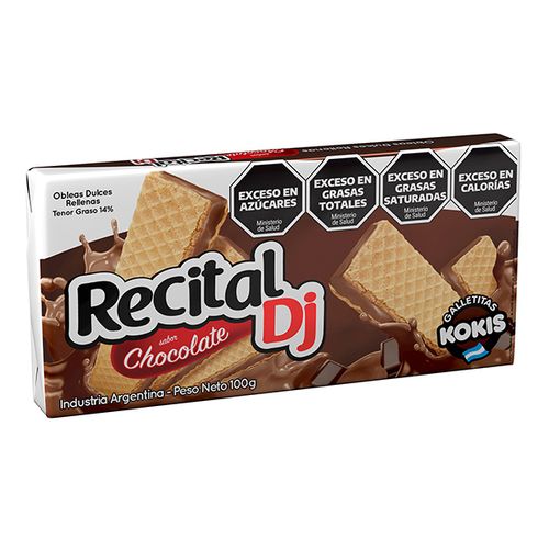 RECITAL GALLETITAS OBLEAS CHOC.100G
