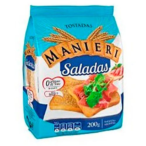 MANIERI TOSTADAS SALADAS X200G