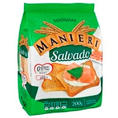 MANIERI TOSTADAS SALVADO X200G