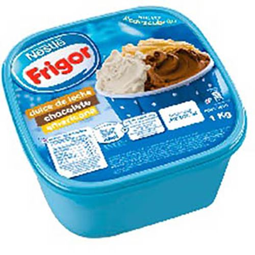 FRIGOR HELADO DDL/CREMA AME/CHOC X1KG