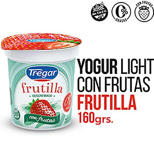 TREGAR YOGUR DESC.C/FRUT.X160GR