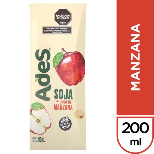 ADES JUGO MANZANA X200CC