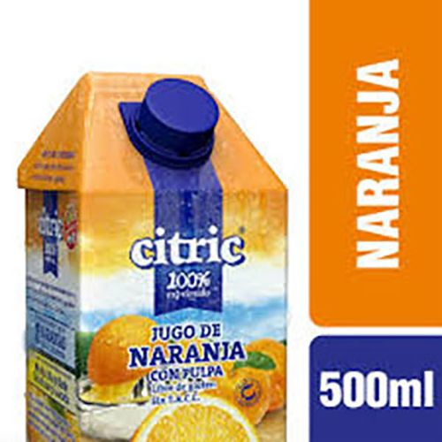 CITRIC JUGO NARANJA T/B X500CC