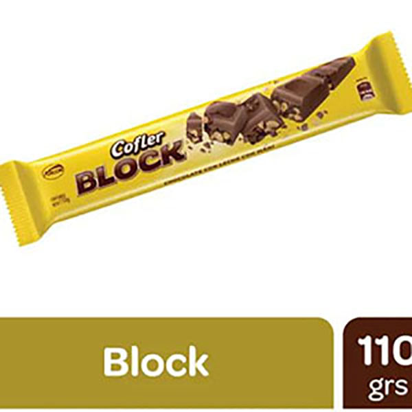 COFLER BLOCK CHOC C/MANI X110G